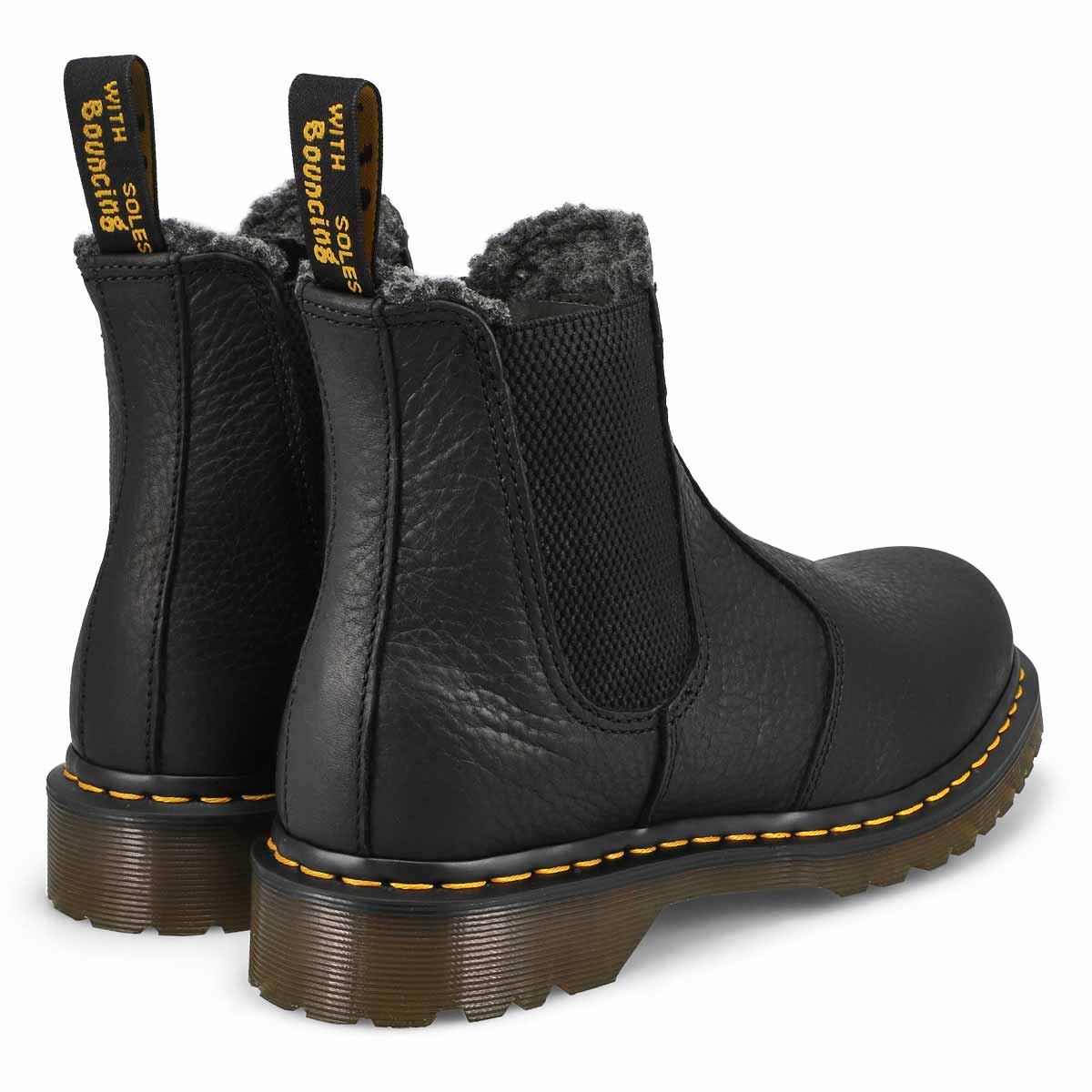 Botte Chelsea doublée à enfiler 2976 GRIZZLY, noir, hommes