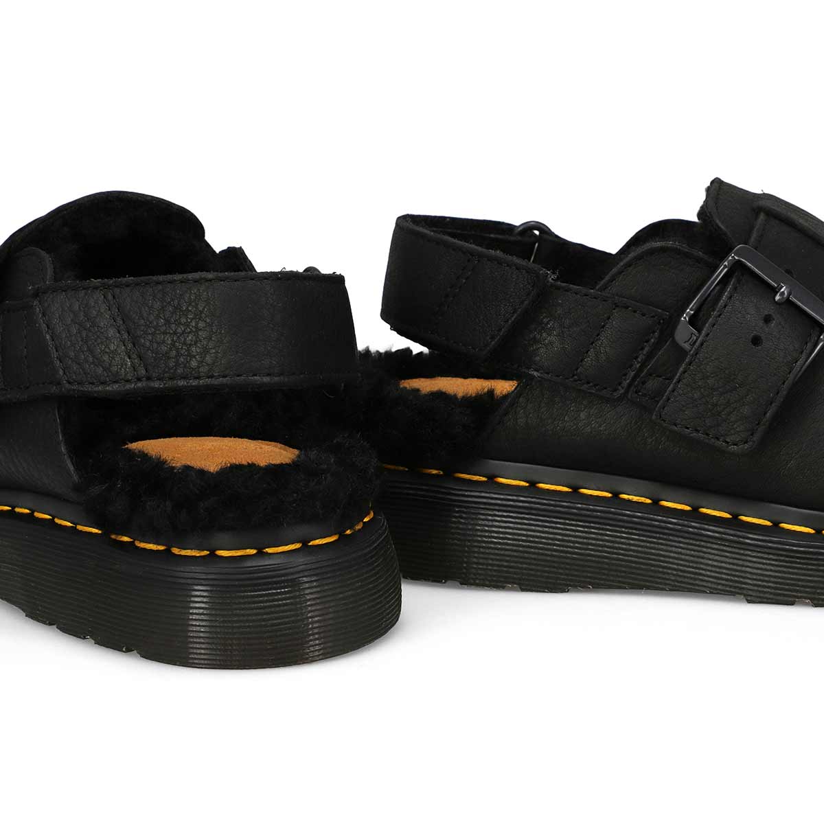 Unisex Jorge II Fur Lined Casual Clog - Black