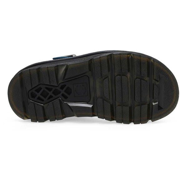 Unisex Zebzag Mule Suede Casual Clog - Neptune Blue