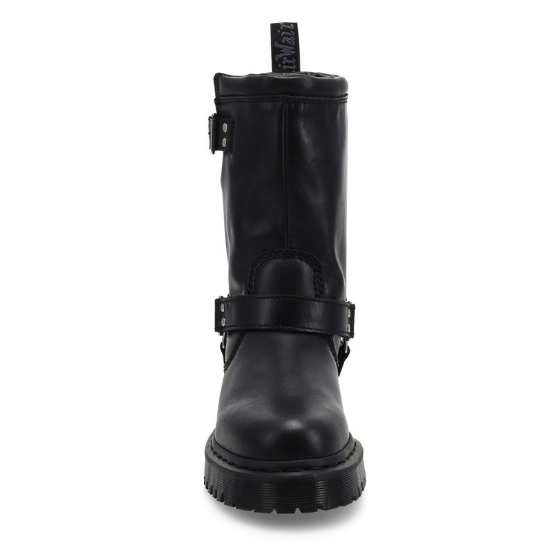 Women's  Anistone Hi Casual Biker Boot - Black