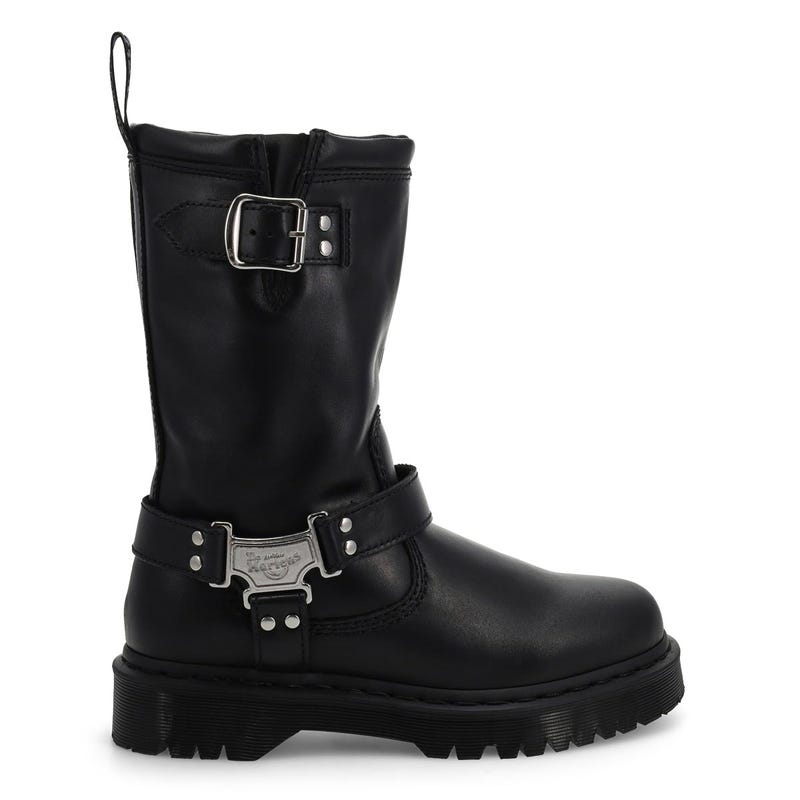 Women's  Anistone Hi Casual Biker Boot - Black