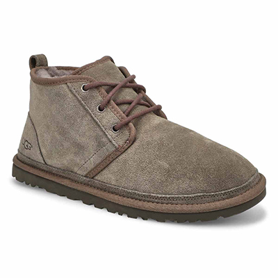 Mns Neumel Lined Chukka Boot- Charcoal
