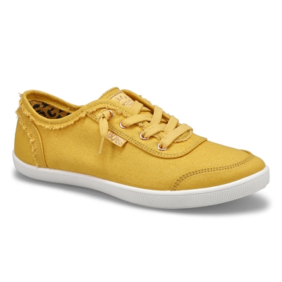 Lds Bobs B Cute Slip On Sneaker-Mustard