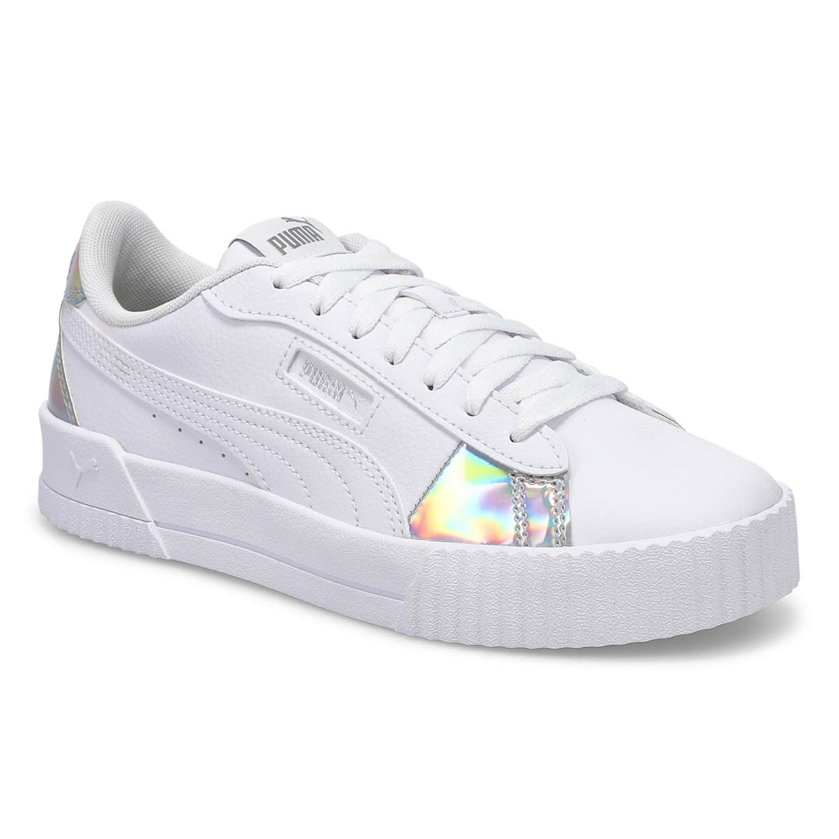 women's puma carina iridescent sneakers