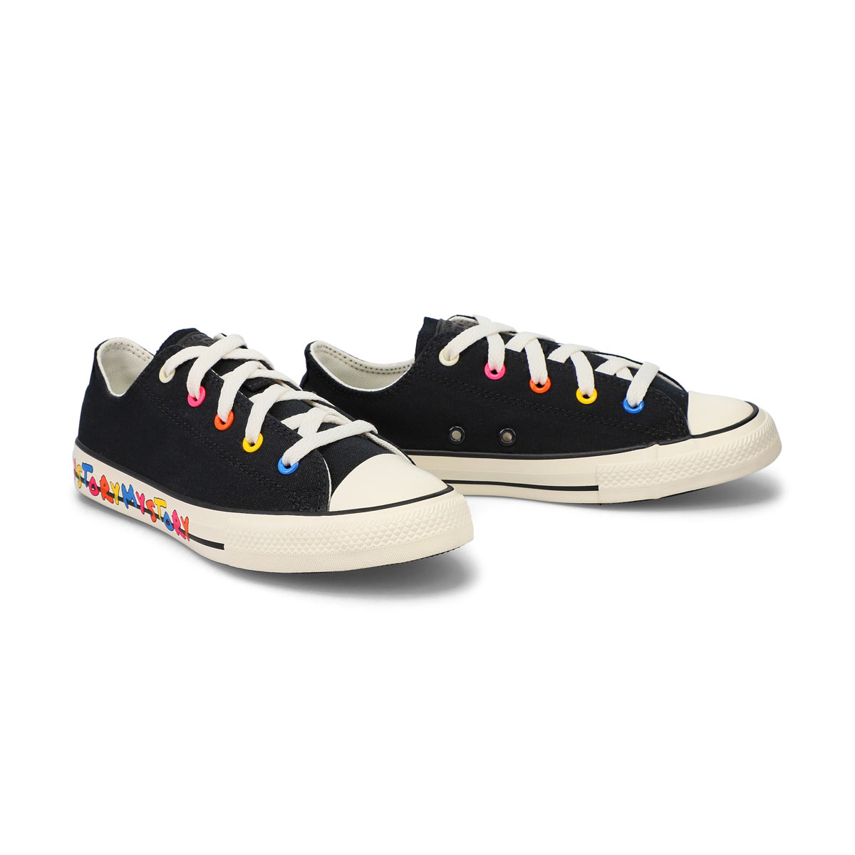 Girls' Chuck Taylor All Star My Story Sneaker - Black/Multi