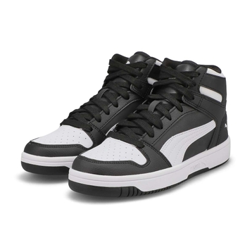 Kids' Rebound Layup SL Jr High Top Sneaker - Black
