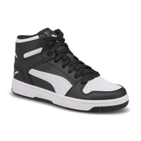 Kids' Rebound Layup SL Jr High Top Sneaker - Black/White