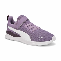 Kids'  Anzarun Lite AC PS Sneaker - Pale Plum/White/Midnight Plum