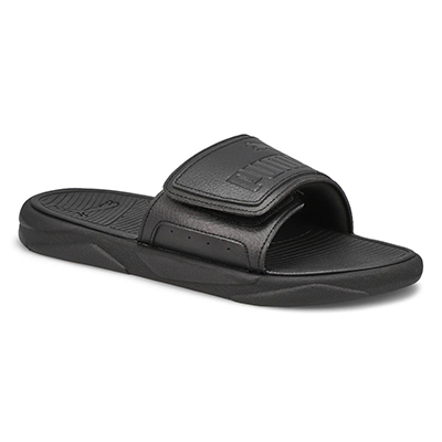 Mns Royal Cat Slide Sandal - Black/Black