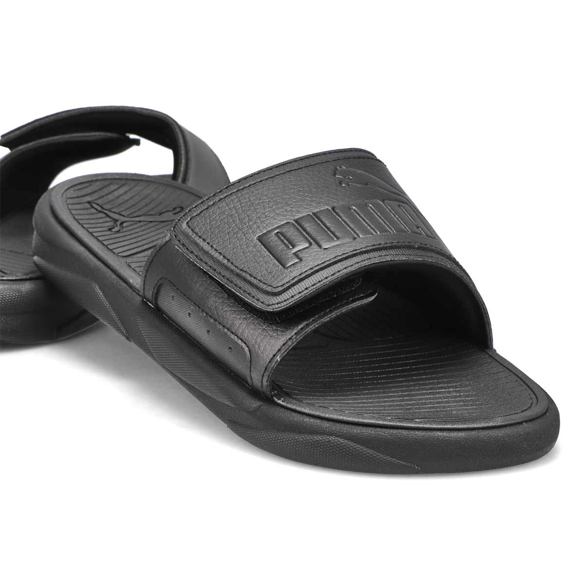 Men's Royal Cat Slide Sandal - Black/Black