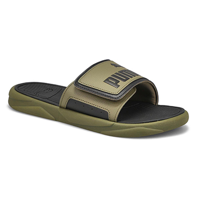 Mns Royal Cat Slide Sandal- Moss/Blk