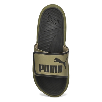 Men's Royal Cat Slide Sandal - Moss/ Black
