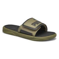 Men's Royal Cat Slide Sandal - Moss/ Black
