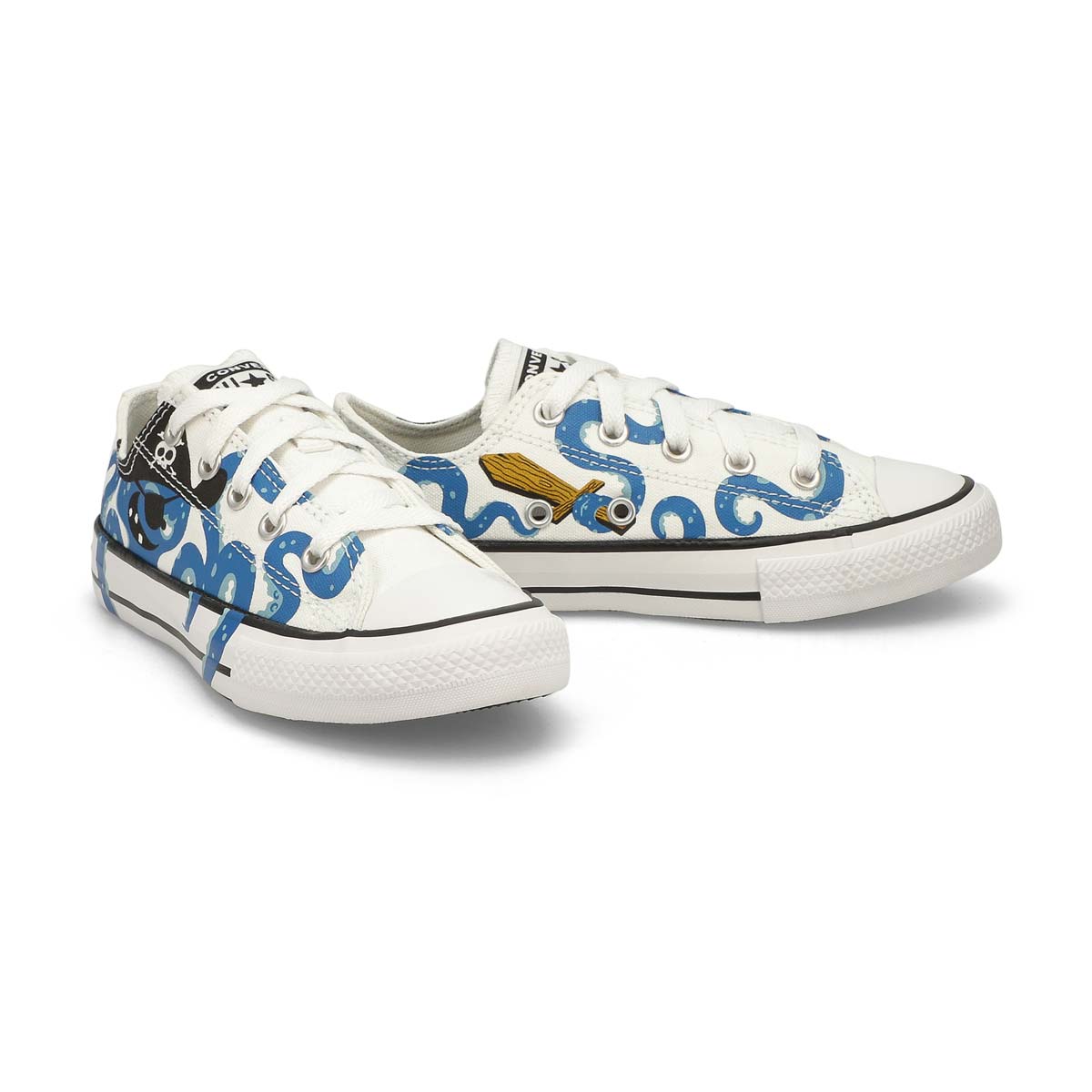 Boys' Chuck Taylor All Star Pirates Cove Sneaker - White/Multi