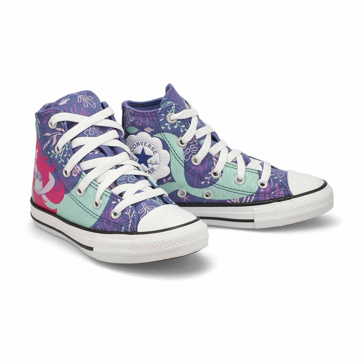 Converse Girls Chuck Taylor All Star Under The Sea Hi Top Sneaker