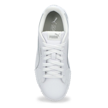 Women's Carina Crew Sneaker - White/White