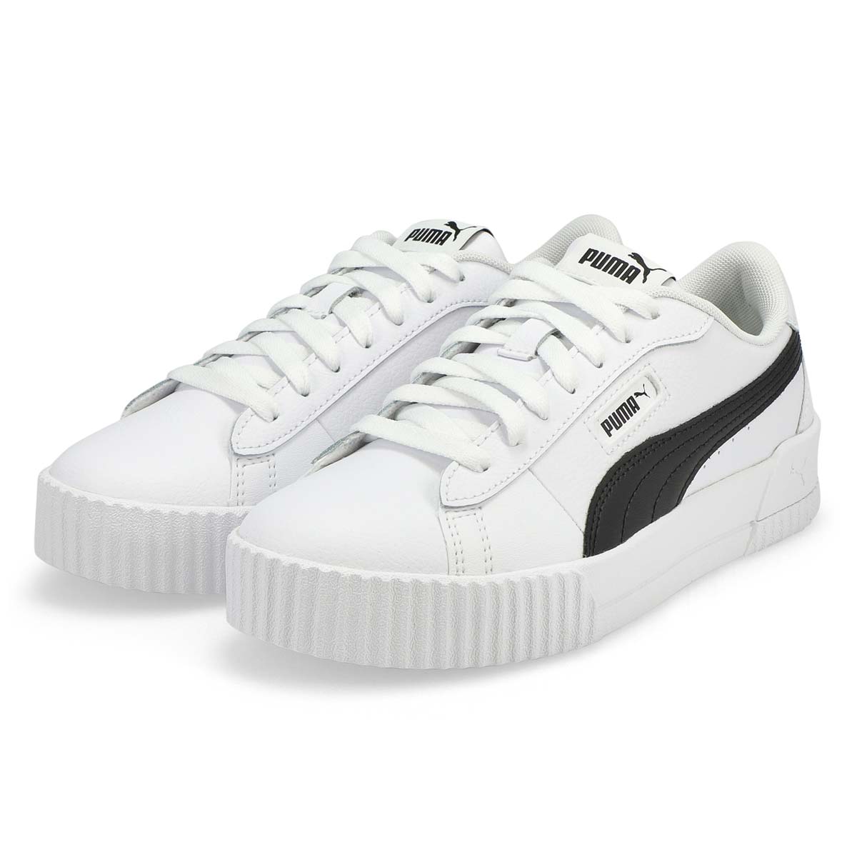 puma carina black white