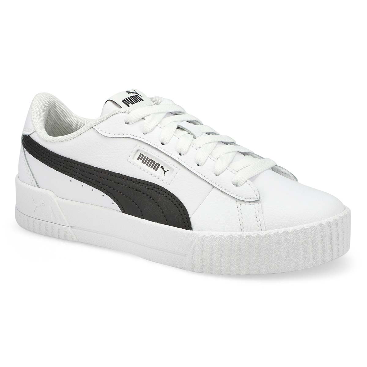 puma carina black white