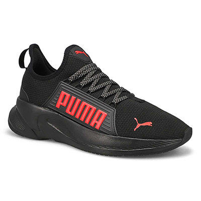 Mns Softride Premier Slip On Sneaker - Black/Red/Grey