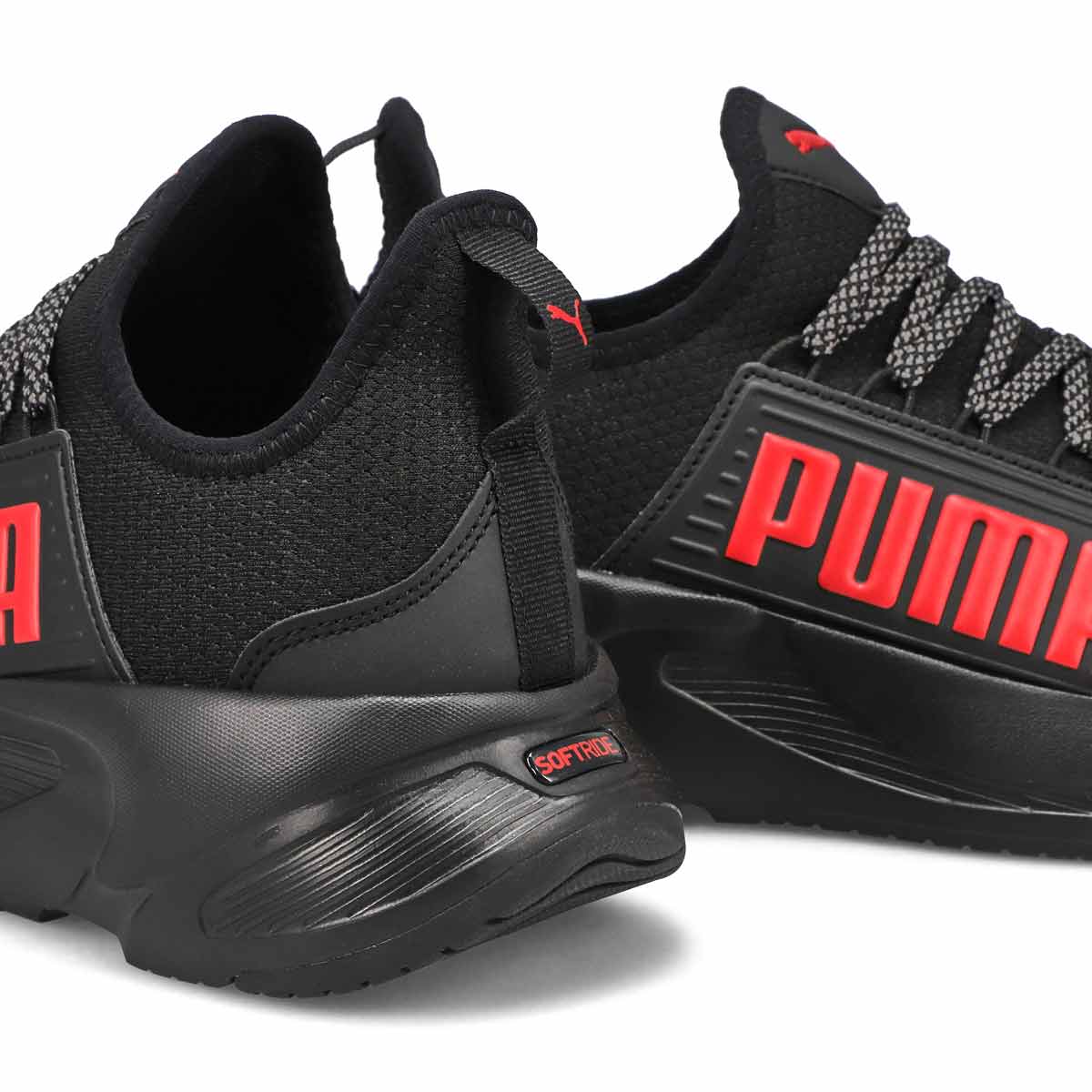 Men's Softride Premier Slip On Sneaker  - Black/Red/Grey