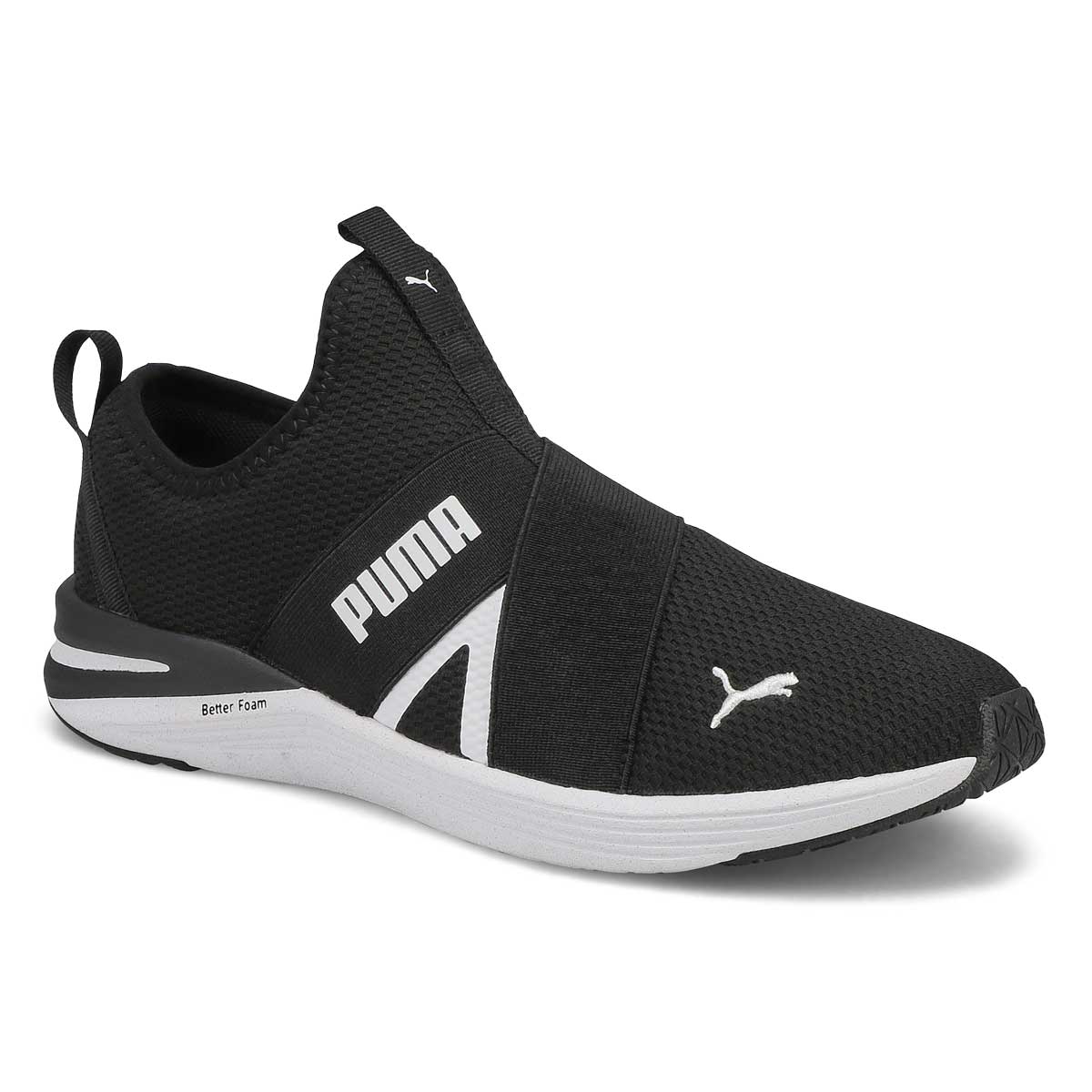 Women's Better Foam Prowl Slip On Sneaker - Black/White