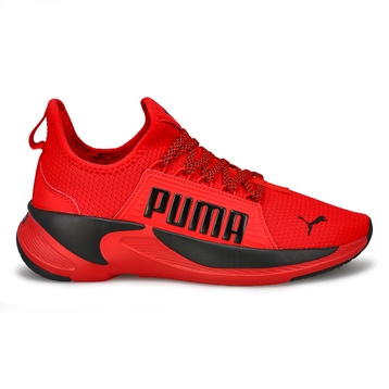 Kids' Softride Premier Jr Sneaker- Black/Red