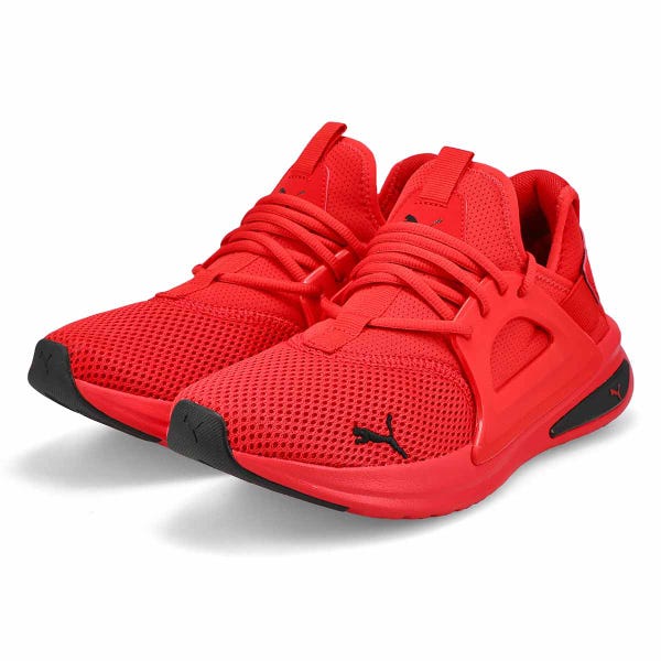 Baskets à lacets SOFTRIDE ENZO EVO, rouge/noir, hommes