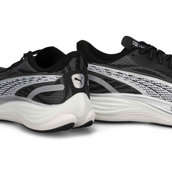 Men's Velocity Nitro 3 Performance Runner - Black/ White/ Silver