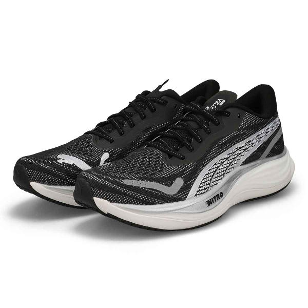 Men's Velocity Nitro 3 Performance Runner - Black/ White/ Silver