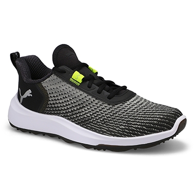 Chaussure de golf Fusion Crush, noir/lime électrique, hommes