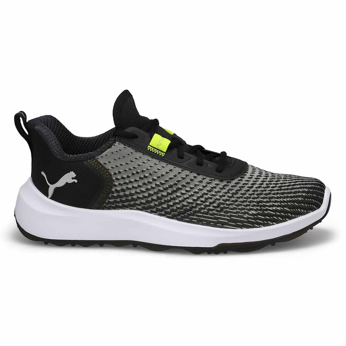Men's Fusion Crush Sport  Golf Shoe - Black/Electric Lime