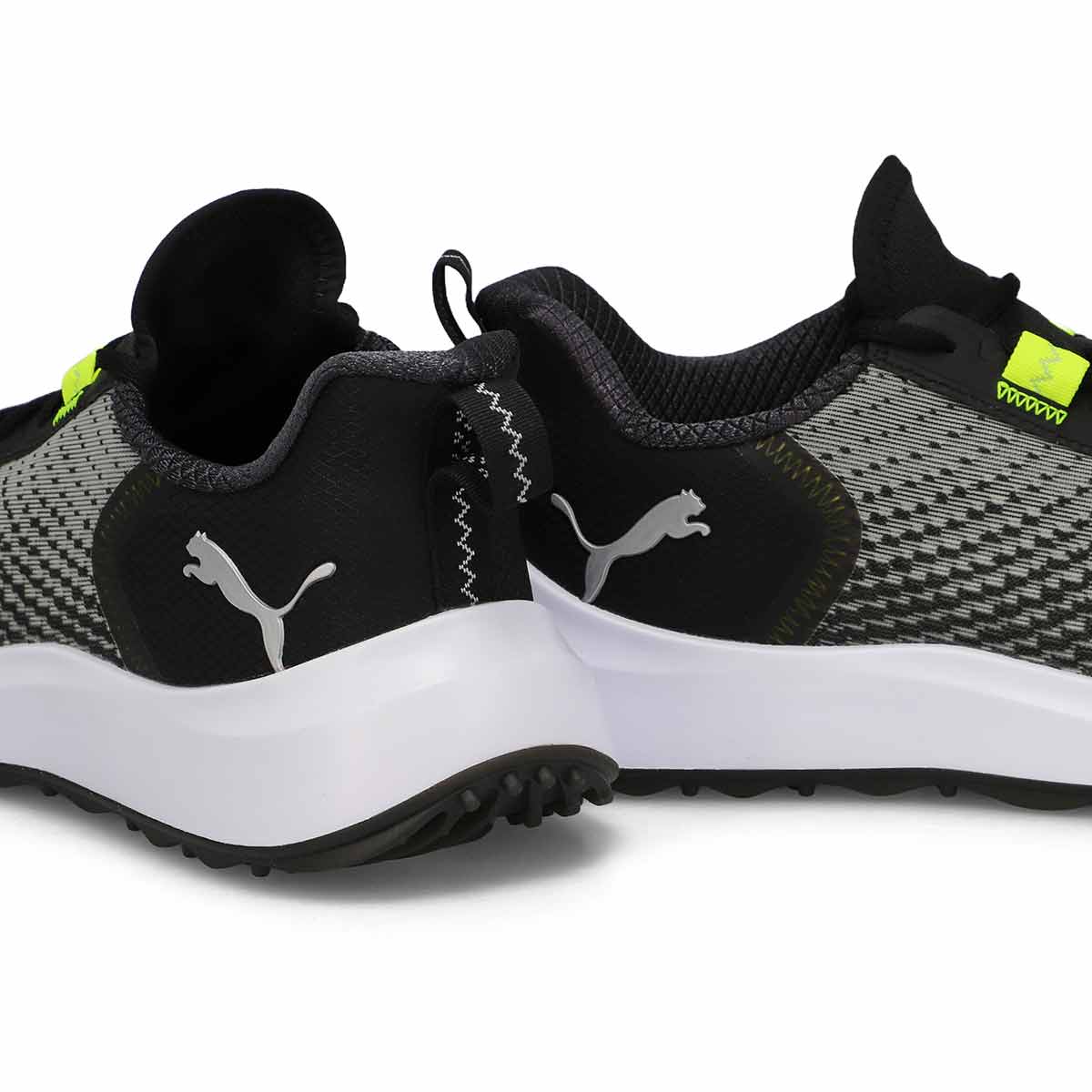 Men's Fusion Crush Sport  Golf Shoe - Black/Electric Lime
