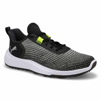 Men's Fusion Crush Sport  Golf Shoe - Black/Electric Lime
