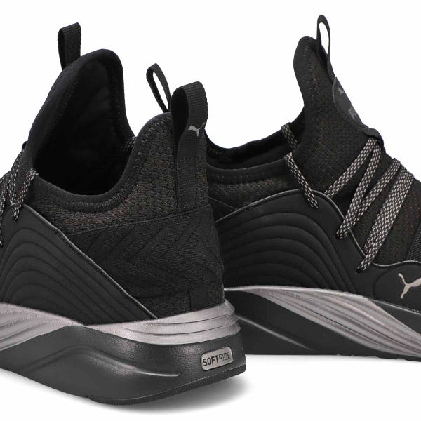 Baskets SOFTRIDE SOPHIA 2 DEMI, noir/argent, femmes