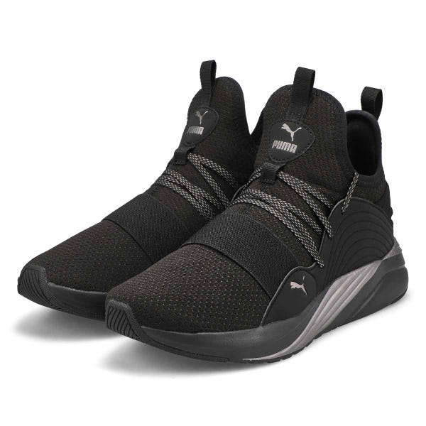 Baskets SOFTRIDE SOPHIA 2 DEMI, noir/argent, femmes