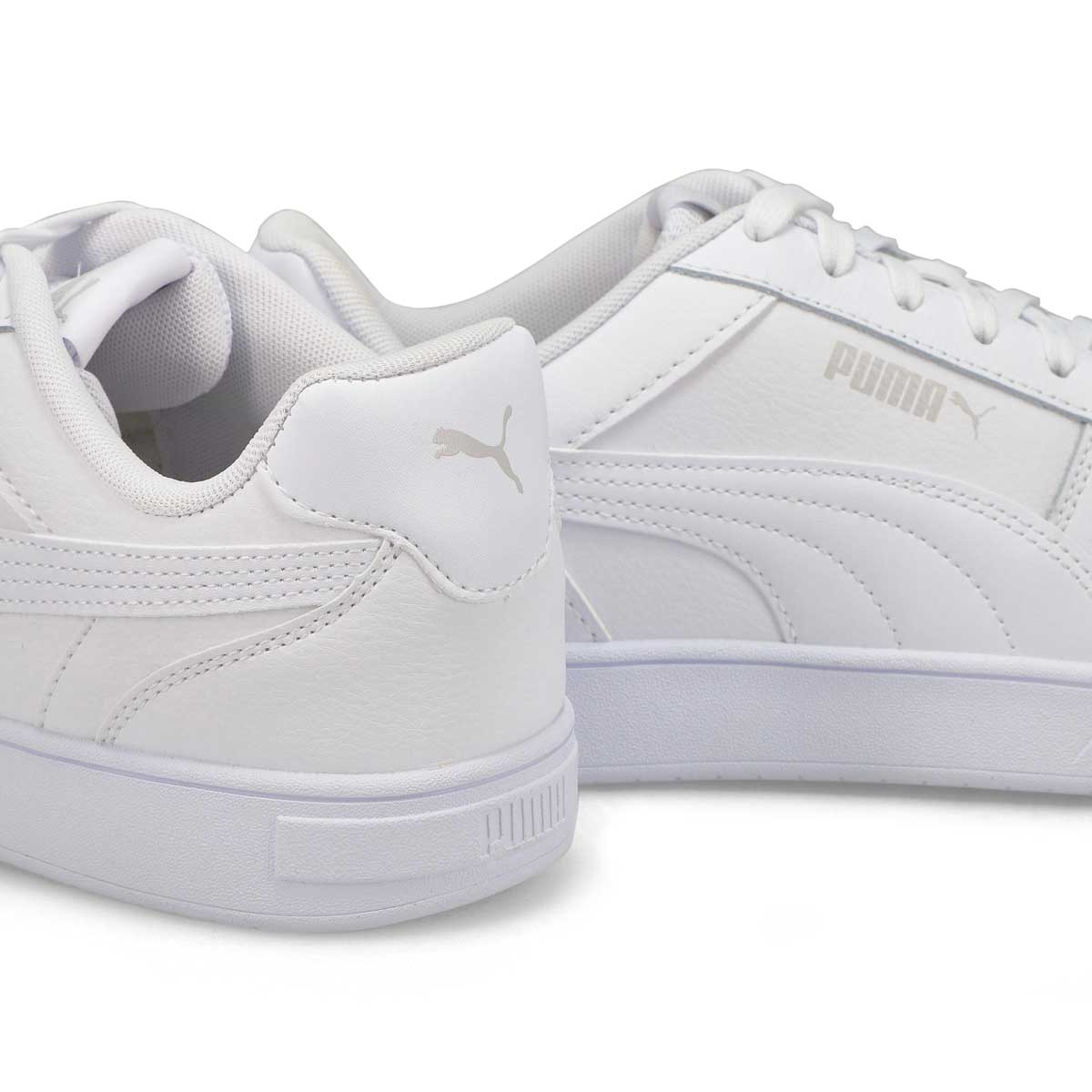 Puma Men's Puma Caven Sneaker - White/Grey | SoftMoc.com