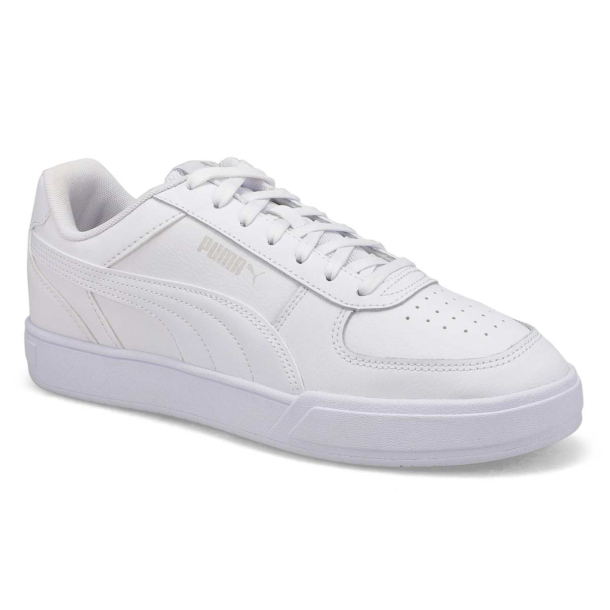 Puma Men's Puma Caven Sneaker - White/Grey | SoftMoc.com