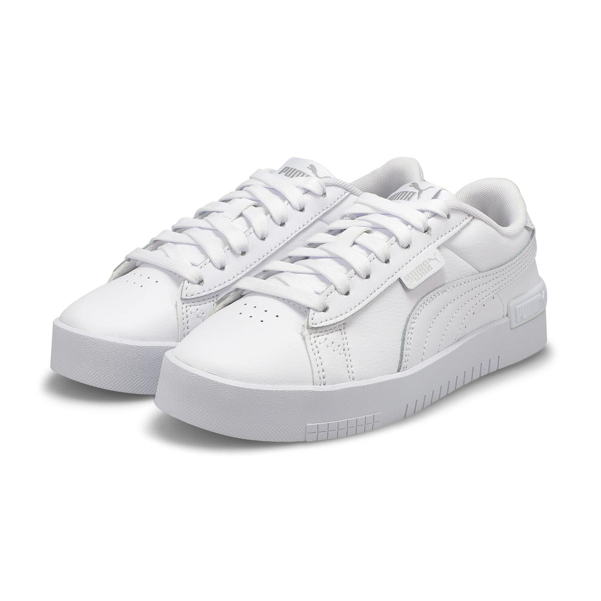 Girls' Puma Jada Jr Sneaker - White/Silver