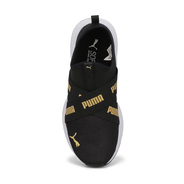 Kids' Wired Run Flash Jr Sneaker - Black/Gold