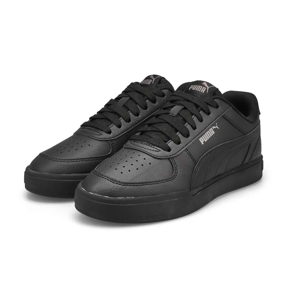 Puma Kids' Caven Jr Sneaker - Black/Steel Gre | SoftMoc.com