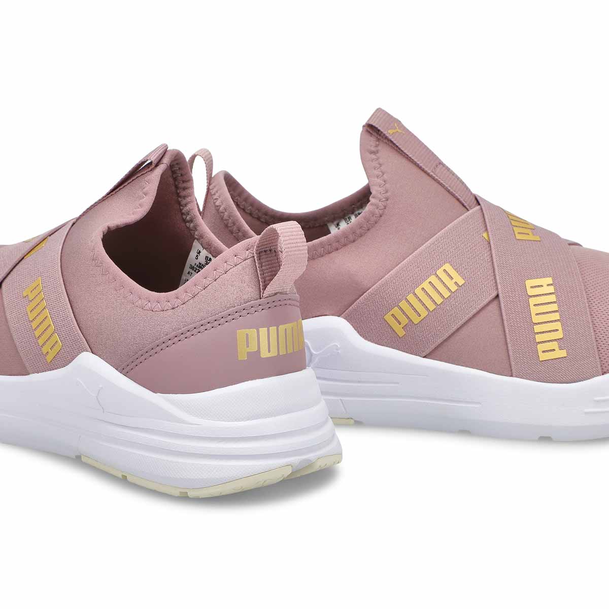 Women's Wired Run Slip On Sneaker - Quarry/Gold
