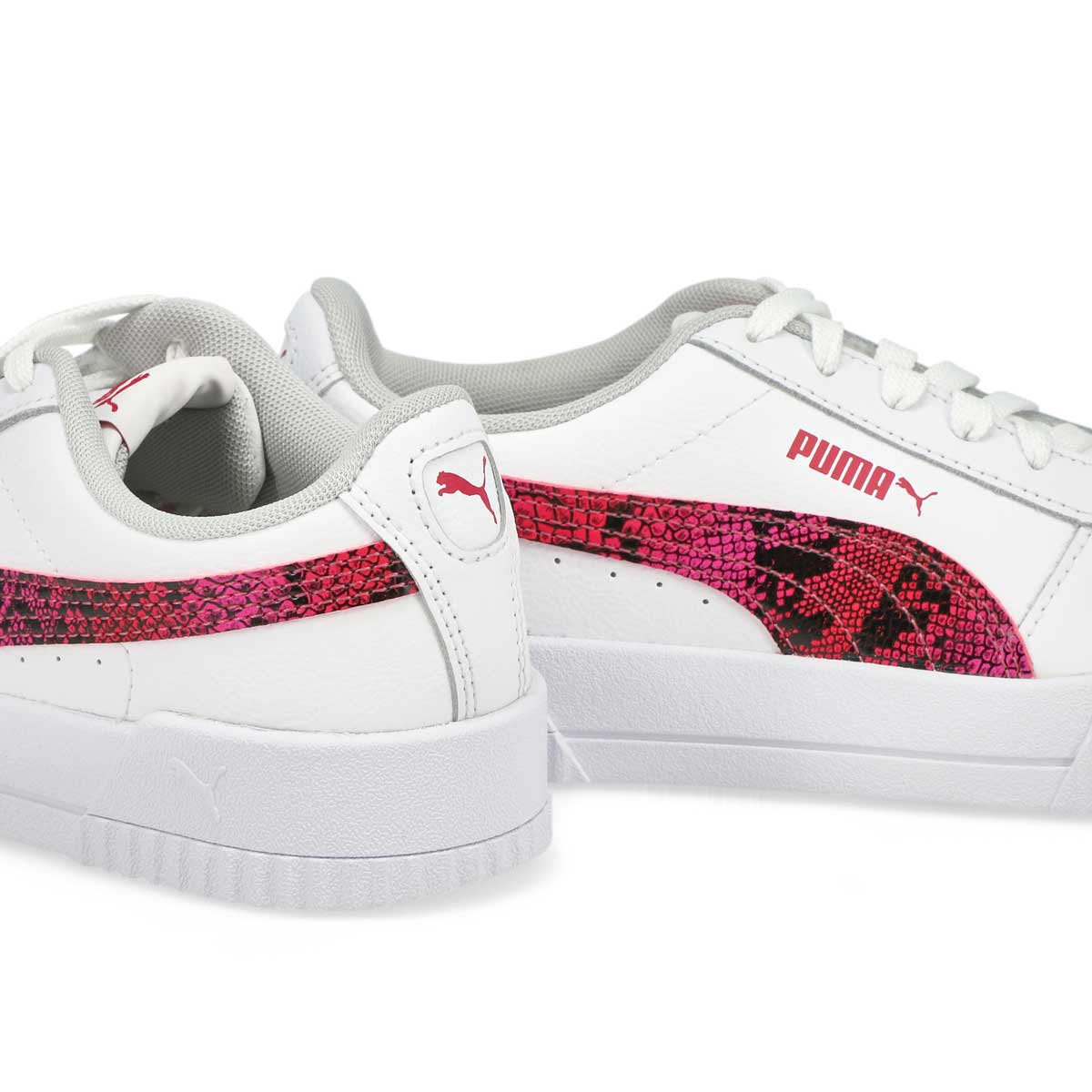 Women's Carina L Snake FS Sneaker - White /Red