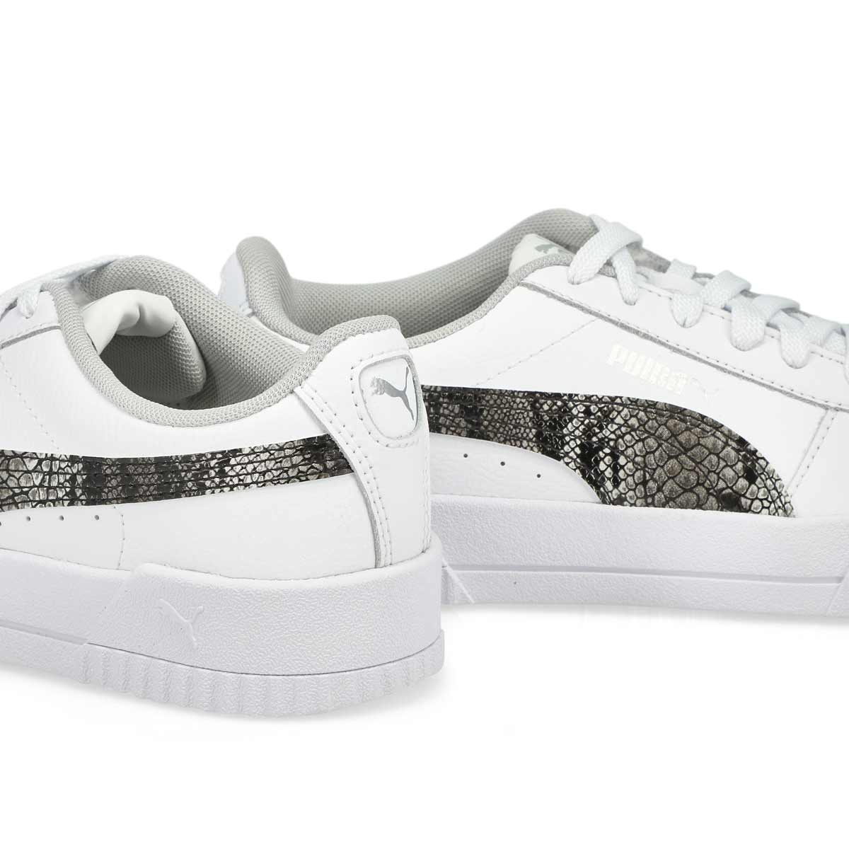 Women's Carina L Snake FS Sneaker - White/Grey