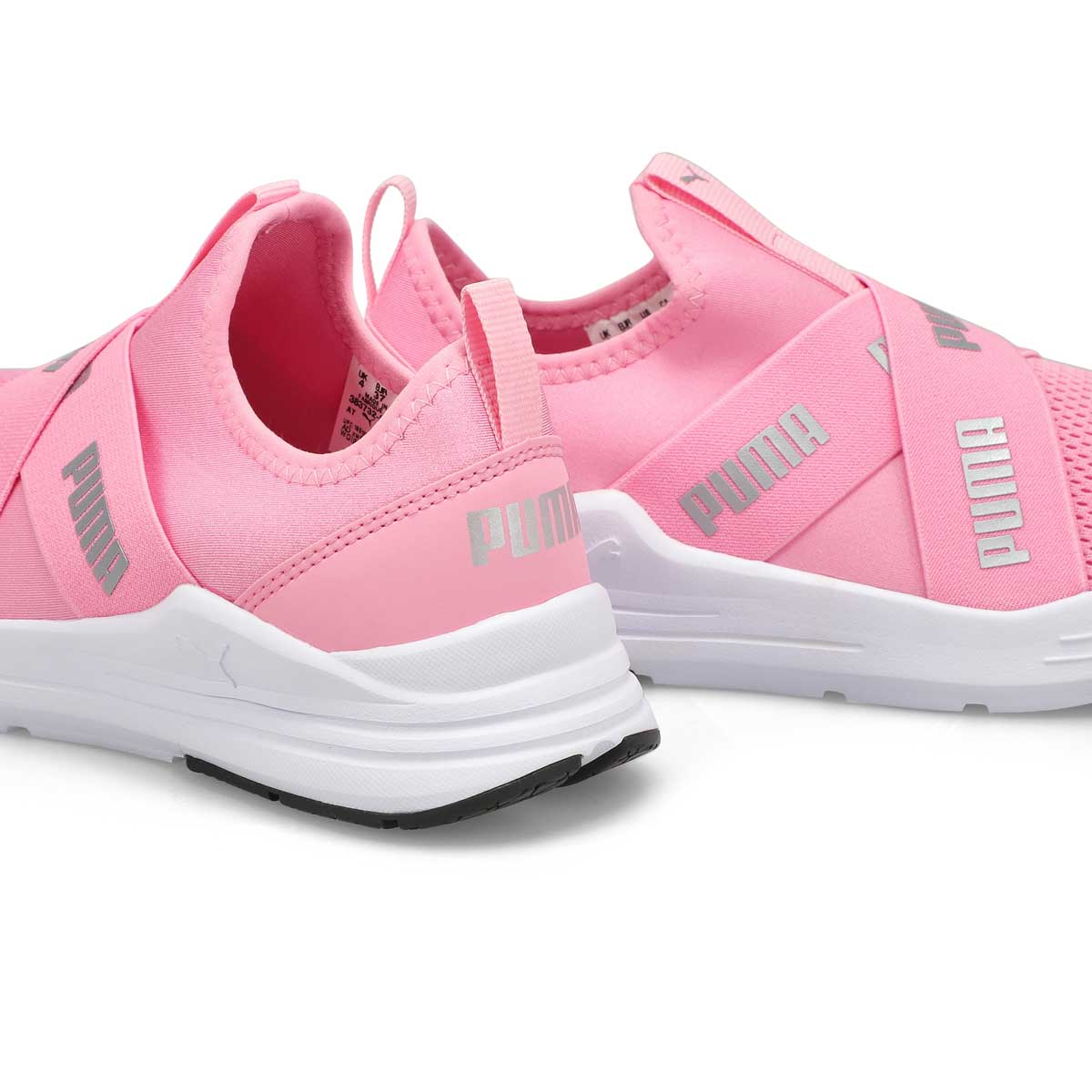 Girl's Puma Wired Slip On Sneaker - Pink/Silver