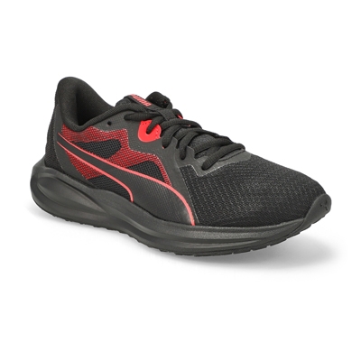 Bys Puma Twitch Runner Snkr-Black/Red