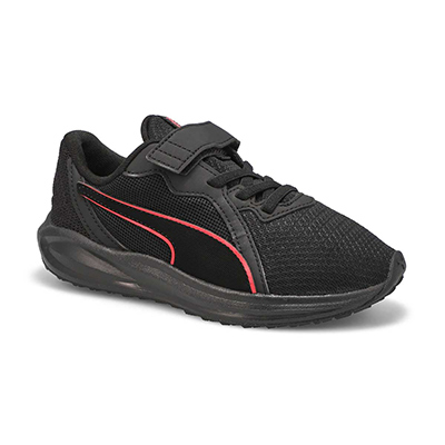 Bys Puma Twitch Runner AC PS Snkr-Blk/Rd