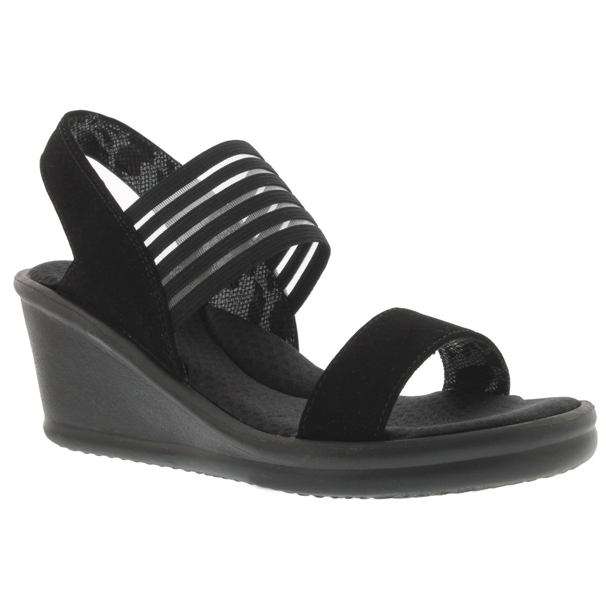 Skechers Women's Rumblers Sci-Fi Sling Back Wedge Sandal | eBay