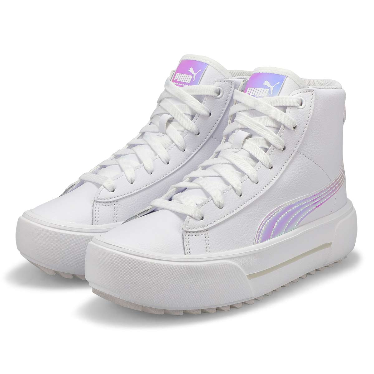 Puma Women's Kaia Mid Platform Sneaker Whit SoftMoc USA