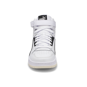 Men's RBD Game High Top Sneaker - White/Black/Gold