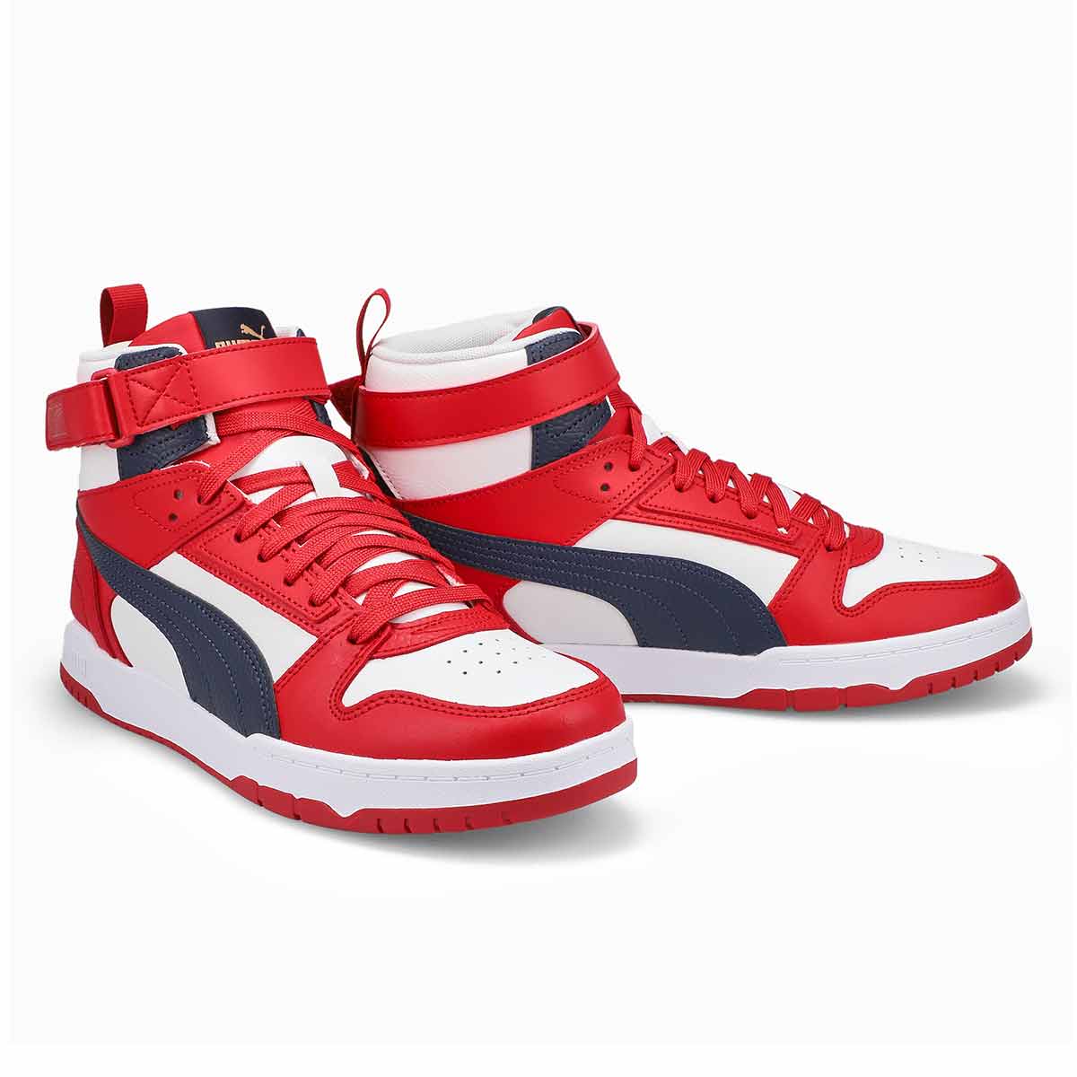 Men's RBD Game Hi Top Sneaker - Red/White/ Black